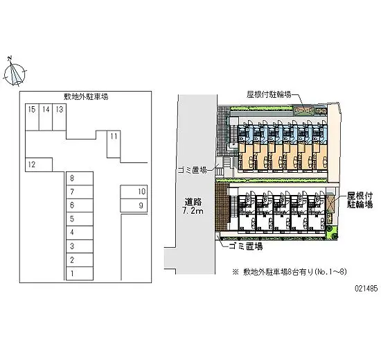 ★手数料０円★豊橋市東郷町　月極駐車場（LP）